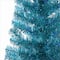 4.5ft. Pre-Lit Teal Tinsel Artificial Tree, Clear Lights